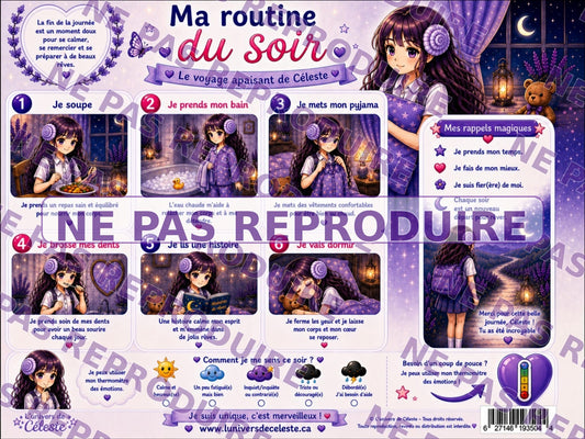Routine du soir - Version numérique